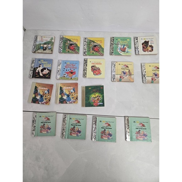 Little Golden Book Other - Vintage Little Golden Books Lot Kids Classics + Plush Puppy Dog Toy